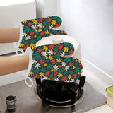 Canabis Marijuana Weed Pattern Print Design 02 Heat Resistant Oven Mitts