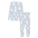 Christmas tree winter forest pattern Women's All Over Print Pajama Set