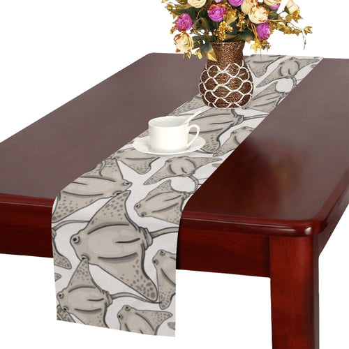 Stingray Pattern Print Design 05 Table Runner