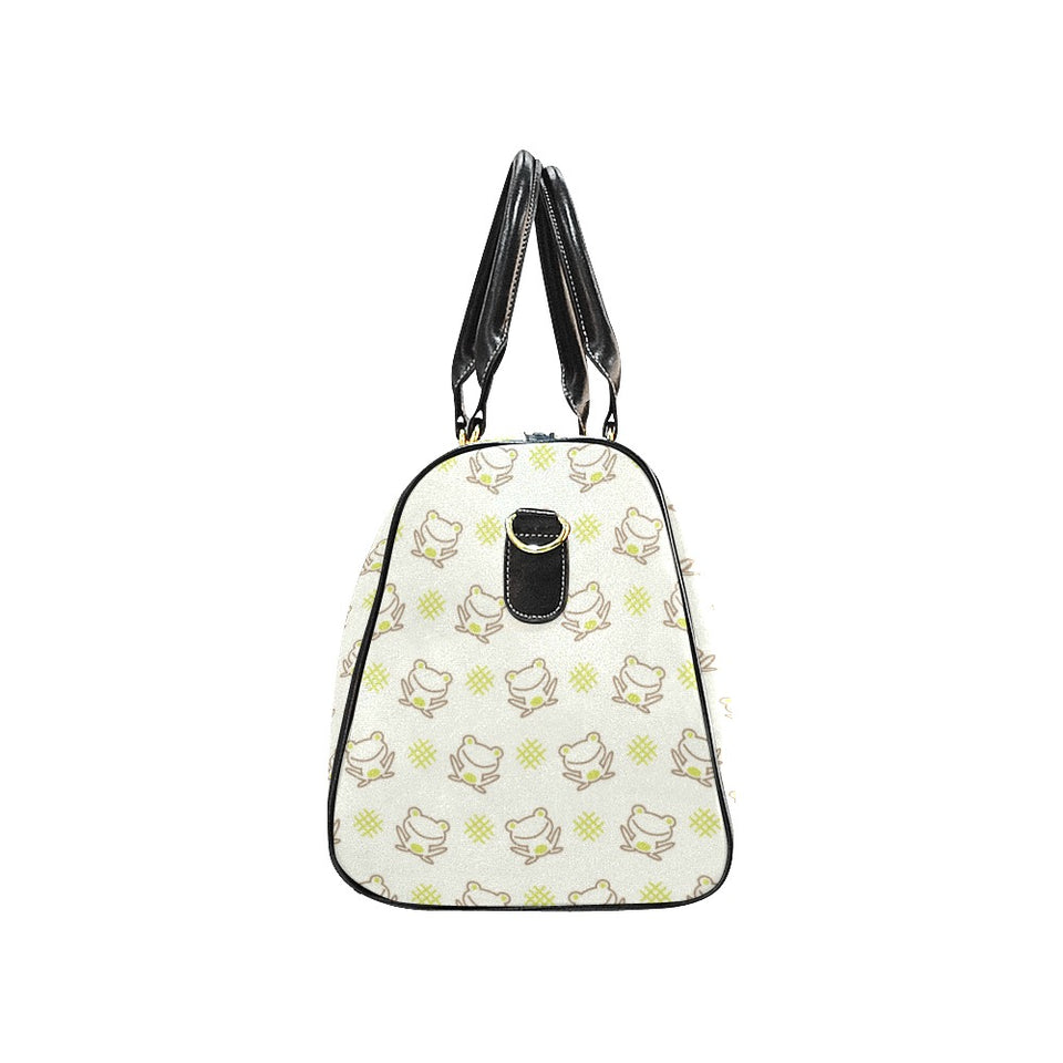 Cute cartoon frog baby pattern Travel Bag