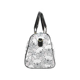 Cute french bulldog head pattern Travel Bag