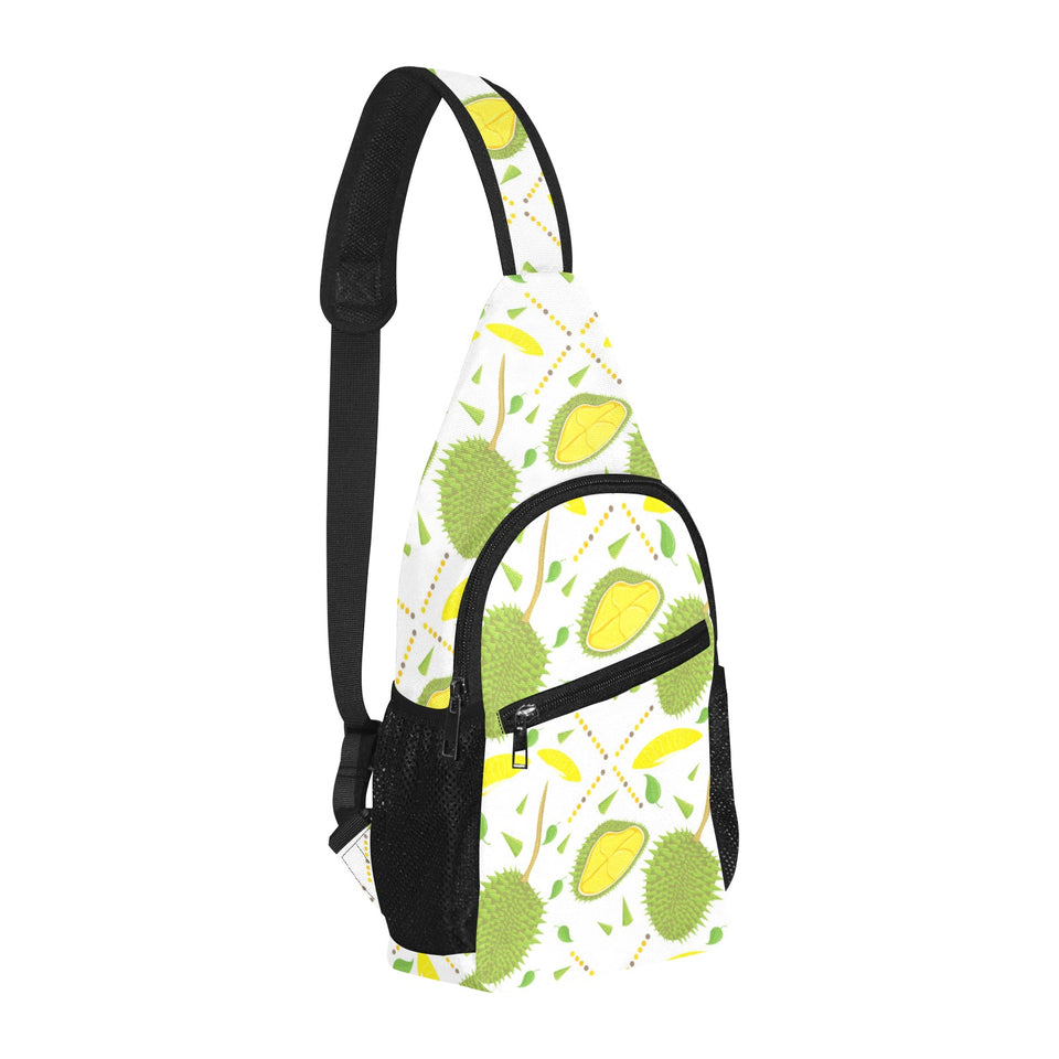 Durian pattern background All Over Print Chest Bag
