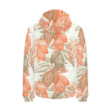 Cocoa beans Cocoa tree pattern Men's Padded Hooded Jacket