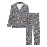 Ostrich Pattern Print Design 01 Women's Long Pajama Set