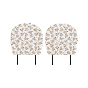 Hand drawn pizza pattern Car Headrest Cover