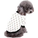 Greyhound Pattern Print Design 05 All Over Print Pet Dog Round Neck Fuzzy Shirt
