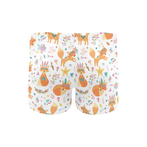 cute tribal fox pattern Men's Swimming Trunks