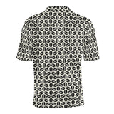 Coffee bean abstract modern pattern Men's All Over Print Polo Shirt