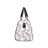 Bull Terrier Pattern Print Design 04 Travel Bag
