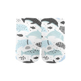 Cute dolphins Childish Style pattern Men's Swimming Trunks