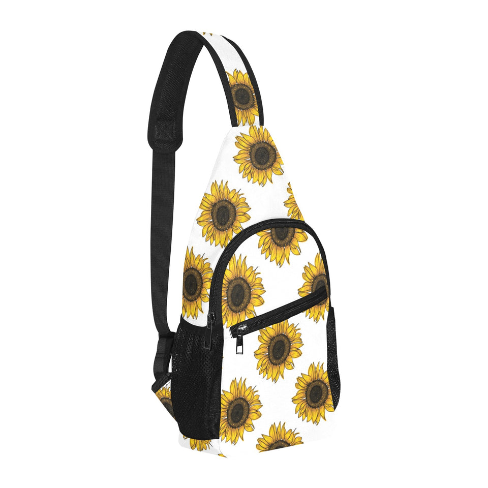 sunflowers design pattern All Over Print Chest Bag