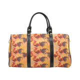 red rooster chicken cock pattern Travel Bag