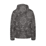 Pizza pattern Kids' Boys' Girls' Padded Hooded Jacket