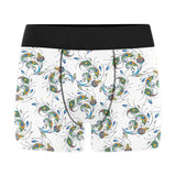 Peacock feather pattern Men's All Over Print Boxer Briefs Men's Underwear