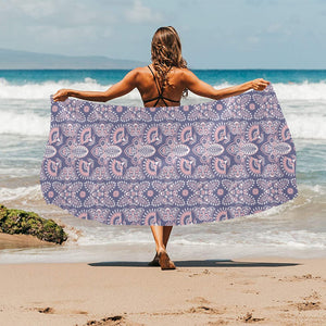 Indian Batik Style pattern Beach Towel
