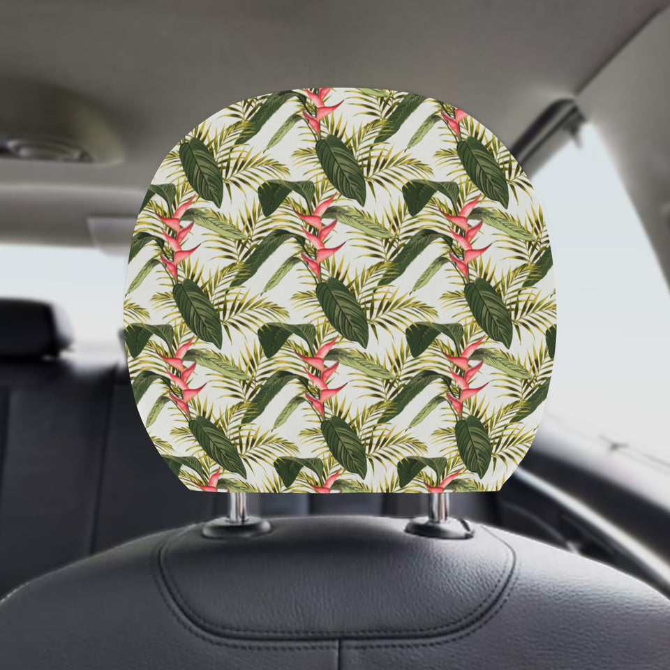 heliconia pattern Car Headrest Cover