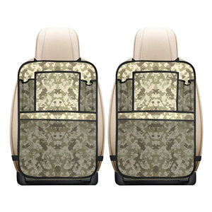 Light Green camouflage pattern Car Seat Back Organizer
