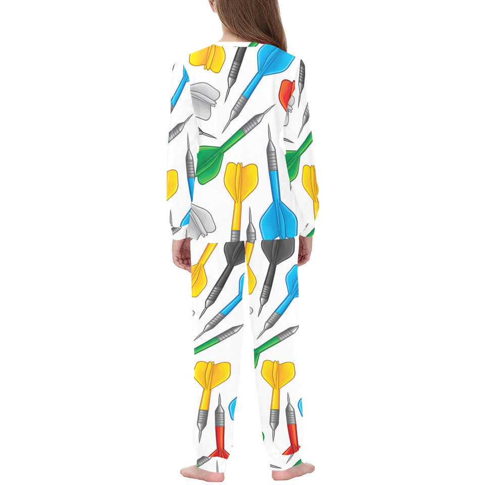 Darts Pattern Print Design 03 Kids' Boys' Girls' All Over Print Pajama Set