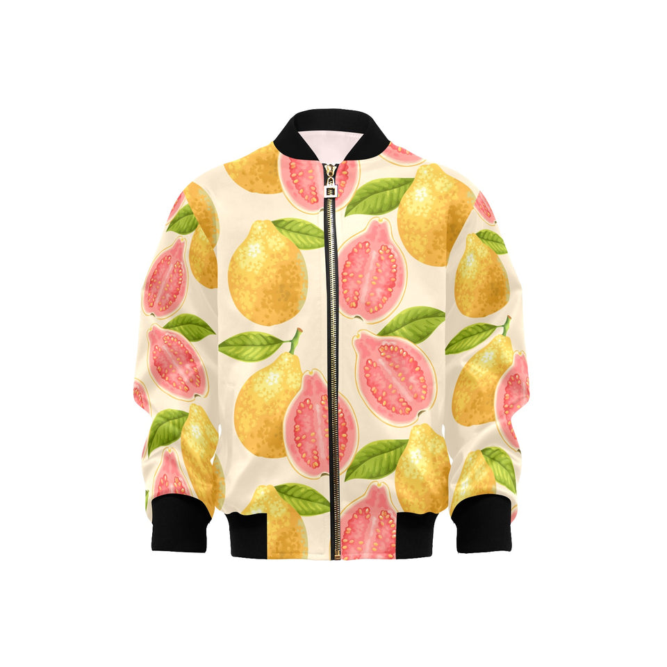 Beautiful guava pattern Kids' Boys' Girls' Bomber Jacket