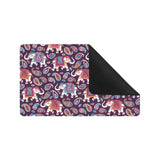 Elephant indian style ornament pattern Doormat