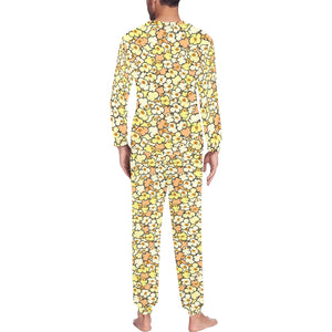 Popcorn Pattern Print Design 03 Men's All Over Print Pajama