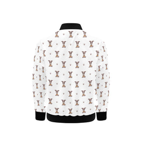 Greyhound Pattern Print Design 05 Kids' Boys' Girls' Bomber Jacket