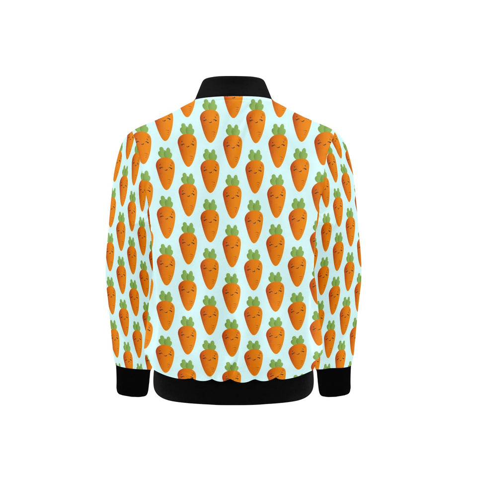 Carrot Pattern Print Design 03 Kids' Boys' Girls' Bomber Jacket
