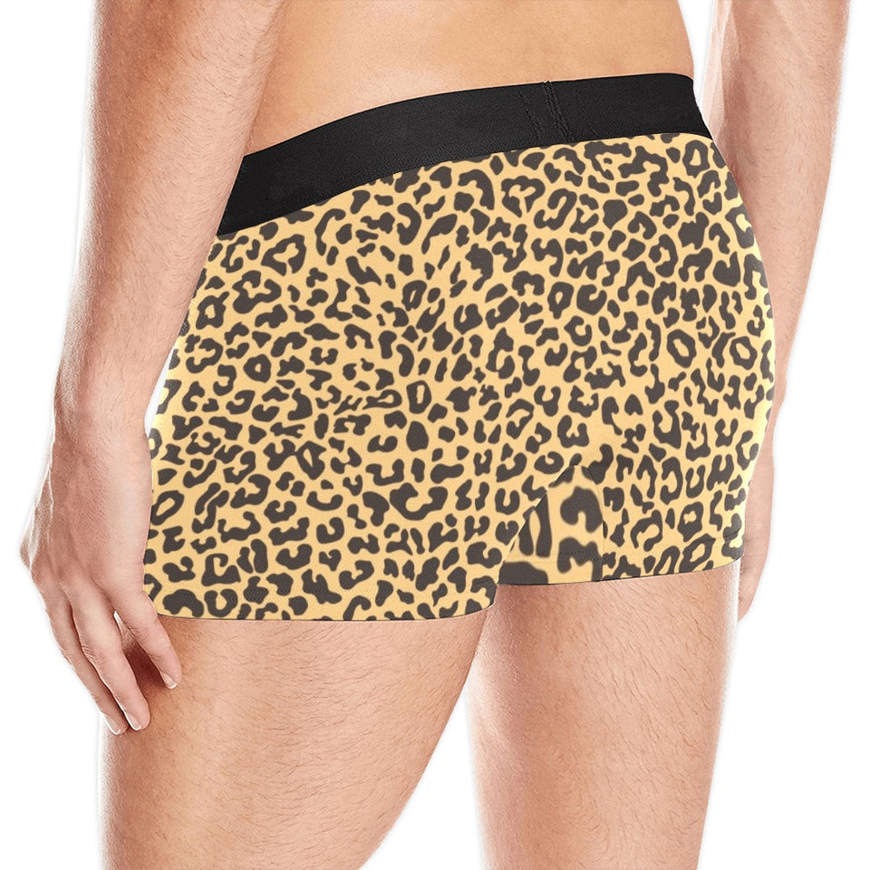 Leopard skin print Men's All Over Print Boxer Briefs Men's Underwear