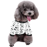 Mustache Beard Pattern Print Design 04 All Over Print Pet Dog Round Neck Fuzzy Shirt