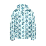 Swordfish Pattern Print Design 05 Kids' Boys' Girls' Padded Hooded Jacket