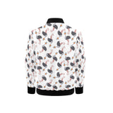 Ostrich Pattern Print Design 02 Kids' Boys' Girls' Bomber Jacket