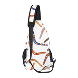 Boomerang Australian aboriginal ornament pattern All Over Print Chest Bag