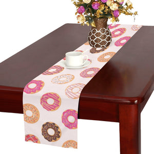 Colorful donut pattern Table Runner