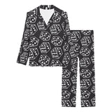 Dice Pattern Print Design 01 Women's Long Pajama Set