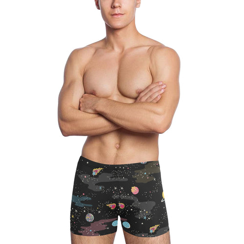space pattern Men's Swimming Trunks