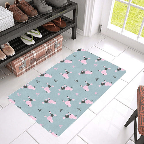 poodle dog pattern Doormat