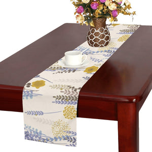 Lavender modern pattern blackground Table Runner