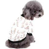 Cute sea otters pattern All Over Print Pet Dog Round Neck Fuzzy Shirt