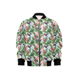 Hummingbird Pattern Print Design 05 Kids' Boys' Girls' Bomber Jacket