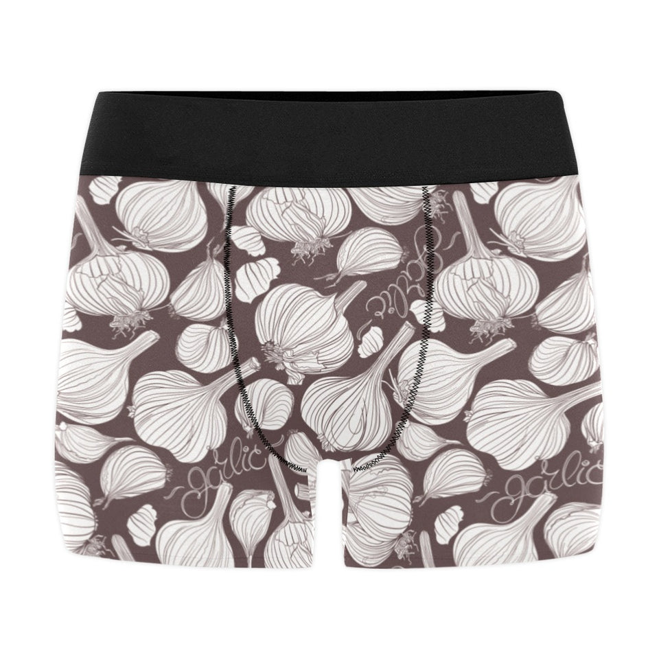 Garlic bulb dark background Men's All Over Print Boxer Briefs Men's Underwear
