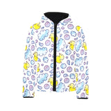 Duck Pattern Print Design 01 Kids' Boys' Girls' Padded Hooded Jacket