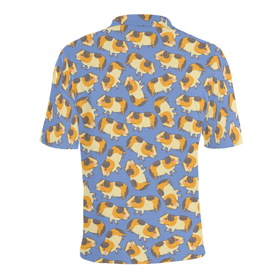 Guinea Pig Pattern Print Design 02 Men's All Over Print Polo Shirt
