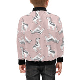 Cute zebra pattern Kids' Boys' Girls' Bomber Jacket