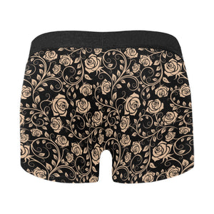 Rose Pattern Print Design 04 Men's All Over Print Boxer Briefs Men's Underwear