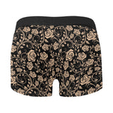 Rose Pattern Print Design 04 Men's All Over Print Boxer Briefs Men's Underwear