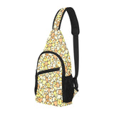 Popcorn Pattern Print Design 03 All Over Print Chest Bag