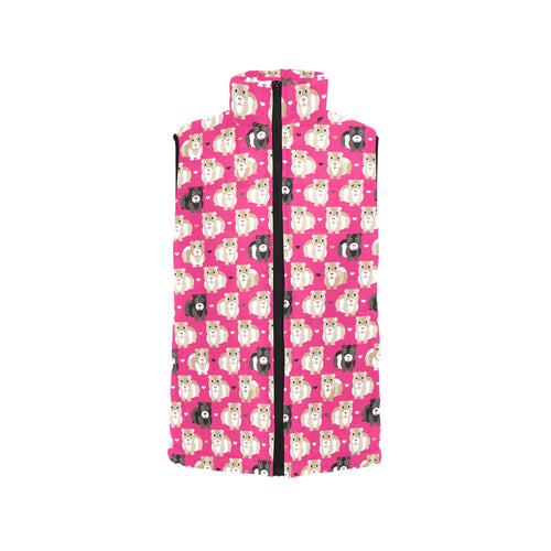 Guinea Pig Pattern Print Design 01 Men's Padded Vest