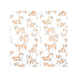 shiba inu dog pattern Gauze Curtain