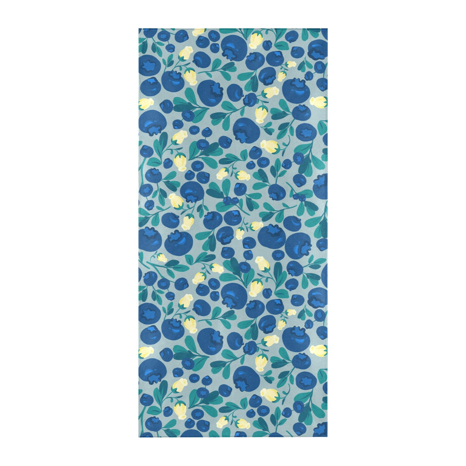 blueberry design pattern Beach Towel
