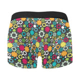 Gear Pattern Print Design 03 Men's All Over Print Boxer Briefs Men's Underwear